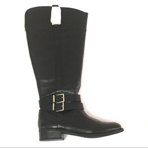 INC Womens Frankll Wide Calf Riding Boots Black 6M